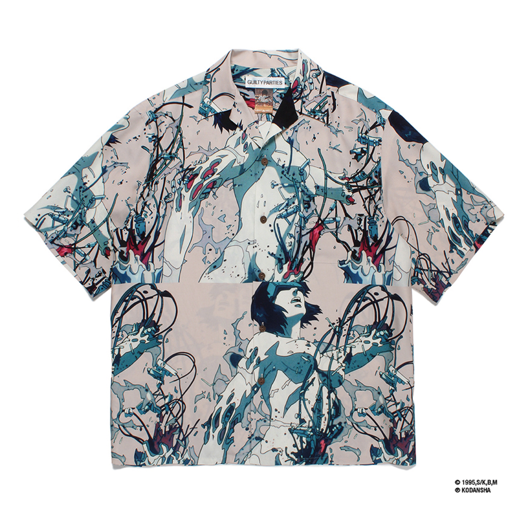 GHOST IN THE SHELL / S/S HAWAIIAN SHIRT(TYPE-4)