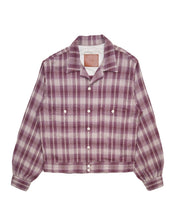 画像をギャラリービューアに読み込む, DEAN SHIRT-OMBRE CHECK COTTON