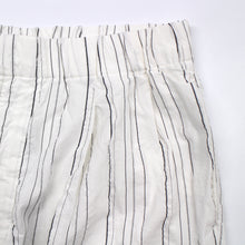 画像をギャラリービューアに読み込む, Stripe Sucker Cloth 2 Tuck Easy Pants
