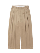 画像をギャラリービューアに読み込む, Cotton Twill 2 Tuck Trousers