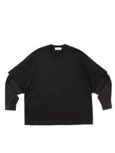 画像をギャラリービューアに読み込む, Spanish Pima Layered Sleeve Boxy L/S Tee