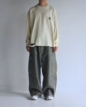 画像をギャラリービューアに読み込む, EMBROIDERY DAMAGED L/S T-S