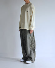 画像をギャラリービューアに読み込む, EMBROIDERY DAMAGED L/S T-S