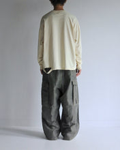 画像をギャラリービューアに読み込む, EMBROIDERY DAMAGED L/S T-S