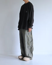 画像をギャラリービューアに読み込む, EMBROIDERY DAMAGED L/S T-S