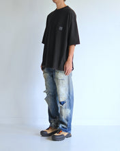 画像をギャラリービューアに読み込む, EMBROIDERY DAMAGED S/S T-S