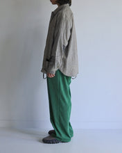 画像をギャラリービューアに読み込む, LINEN PLAID REMAKED WIDE SHIRTS