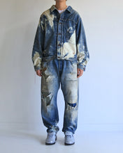 画像をギャラリービューアに読み込む, HARD REMAKED FRONT TUCK DENIM JACKET