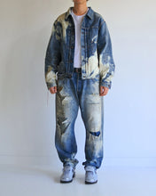 画像をギャラリービューアに読み込む, HARD REMAKED FRONT TUCK DENIM JACKET