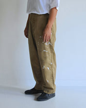 画像をギャラリービューアに読み込む, PAINTED NO TUCK WIDE CHINO TROUSERS