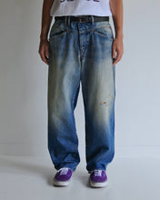 画像をギャラリービューアに読み込む, FRONT YORK WASHED DENIM PANTS
