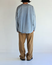 画像をギャラリービューアに読み込む, MOSS STITCH DAMAGED POCKET L/S T-S