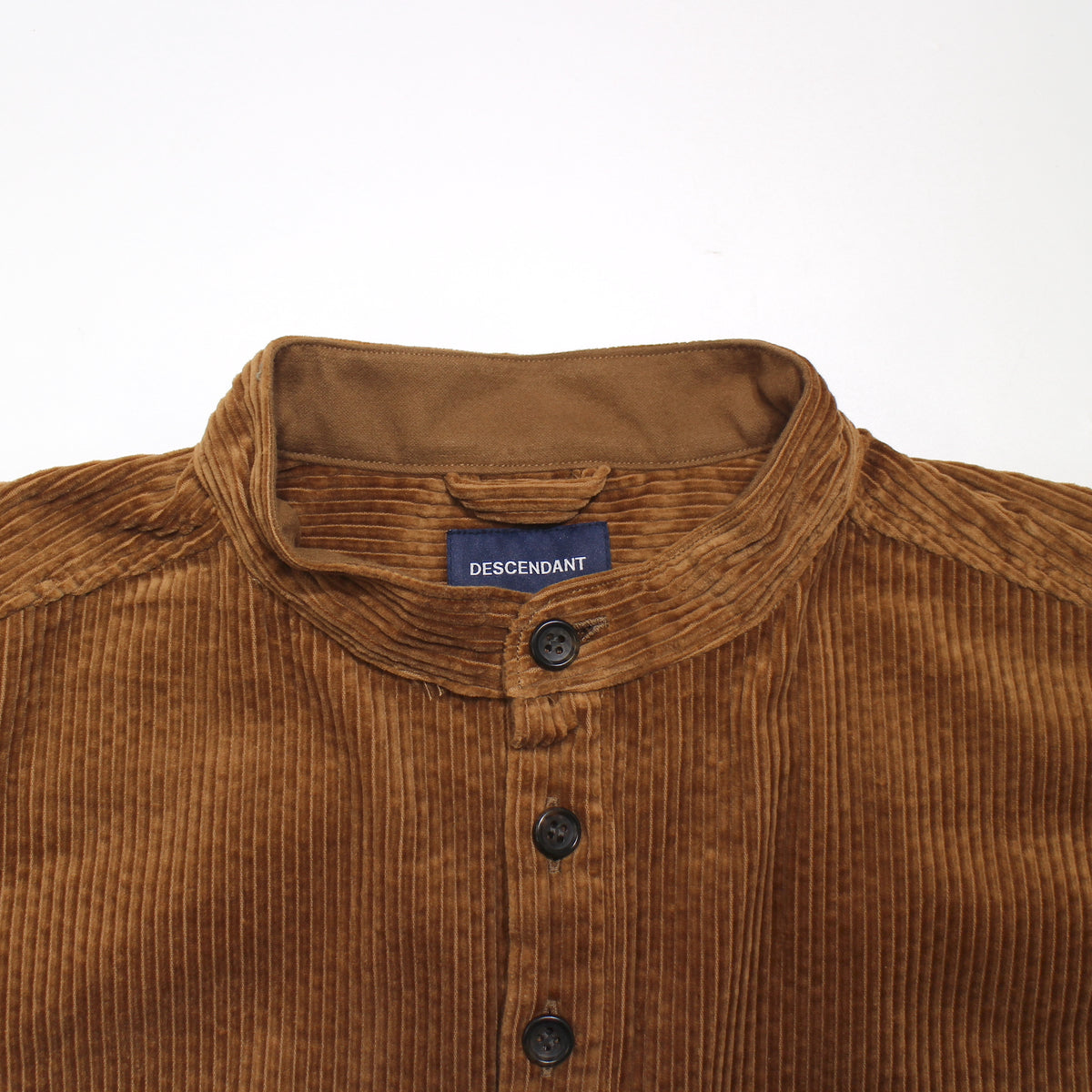 DESCENDANT/TETTY CORDUROY LS SHIRT (BEIGE)