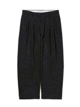 画像をギャラリービューアに読み込む, Silk Nep Herringbone 2 Tuck Wide Trousers