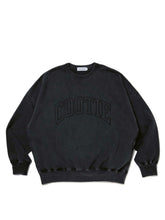 画像をギャラリービューアに読み込む, Pigment Dyed Open End Yarn Sweat Crew