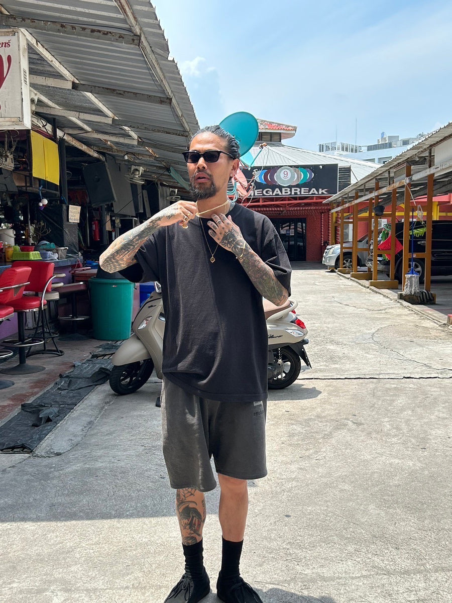 エクソダス MINE×EXODUS LOGO SHORTS スウェットショーツ MINE x EXODUS LOGO SHORTS – Roots Bonds ONLINE STORE