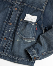 画像をギャラリービューアに読み込む, FRONT TUCK DENIM JACKET