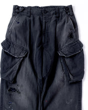 画像をギャラリービューアに読み込む, REMAKED HERRINGBONE COMBAT CARGO TROUSERS