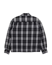 画像をギャラリービューアに読み込む, OPEN COLLAR SHIRT-OMBRE CHECK RAYON-