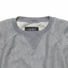 画像をギャラリービューアに読み込む, LFBC-C0001 WESTERN CUT OUT CREW NECK SWEAT SHIRT - LOOPWHEEL FLEECE