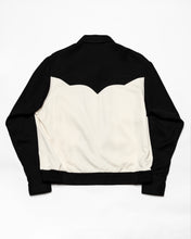 画像をギャラリービューアに読み込む, WESTERN CUT OUT ZIP JACKET -RAYON GABARDINE-