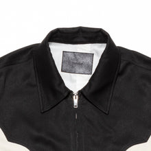 画像をギャラリービューアに読み込む, WESTERN CUT OUT ZIP JACKET -RAYON GABARDINE-