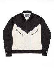 画像をギャラリービューアに読み込む, WESTERN CUT OUT ZIP JACKET -RAYON GABARDINE-