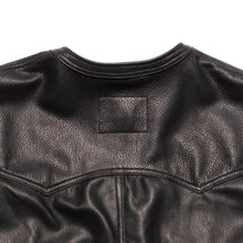 画像をギャラリービューアに読み込む, COLLARLESS PULL OVER SHIRT -GOAT SKIN-