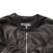 画像をギャラリービューアに読み込む, COLLARLESS PULL OVER SHIRT -GOAT SKIN-