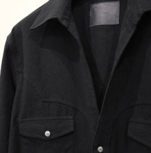 画像をギャラリービューアに読み込む, WESTERN CUTTING SHORT SHIRT -ADDED TWISTS TWILL COTTON-