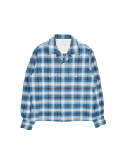 画像をギャラリービューアに読み込む, OPEN COLLAR SHIRT -CHECK OPEN END YARN COTTON-