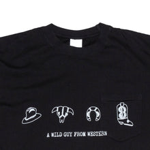 画像をギャラリービューアに読み込む, A WILD GUY FROM WESTERN POCKET T-SHIRT -TANGUIS COTTON-