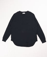 画像をギャラリービューアに読み込む, WAFFLE CREW NECK