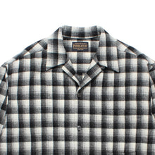 画像をギャラリービューアに読み込む, WOOL OMBRE CHECK OPEN COLLAR SHIRT L/S ( TYPE-1 )