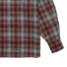 画像をギャラリービューアに読み込む, WOOL OMBRE CHECK OPEN COLLAR SHIRT L/S ( TYPE-2 )