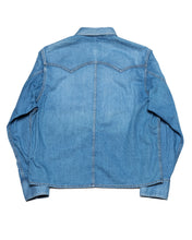 画像をギャラリービューアに読み込む, WESTERN SHORT SHIRT-USED WASHED DENIM-