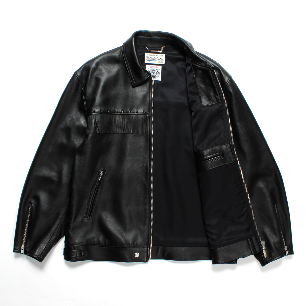 WOLF'S HEAD / SINGLE RIDERS LEATHER JACKET – Roots Bonds
