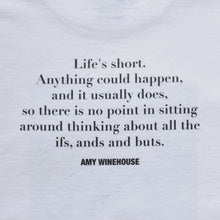 画像をギャラリービューアに読み込む, Amy Winehouse "Profile" Photo S/S Tee
