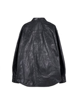 画像をギャラリービューアに読み込む, HORSE LEATHER SHIRT VINTAGE W