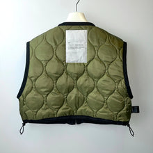 画像をギャラリービューアに読み込む, Quilting Short Vest(Reversible)