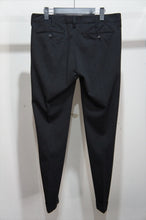 画像をギャラリービューアに読み込む, RIB TAPERD SLACKS-GRAY/BLACK-