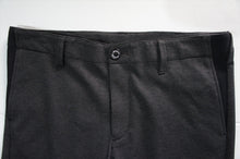 画像をギャラリービューアに読み込む, RIB TAPERD SLACKS-GRAY/BLACK-