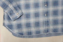 画像をギャラリービューアに読み込む, Denim Check Print Loose SH