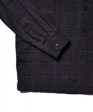 画像をギャラリービューアに読み込む, OP Check Denim Open Collar SH