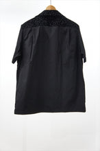 画像をギャラリービューアに読み込む, Leopard Trimming S/S Open Collar SH