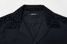 画像をギャラリービューアに読み込む, Leopard Trimming S/S Open Collar SH