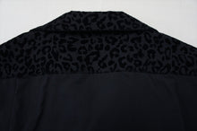 画像をギャラリービューアに読み込む, Leopard Trimming S/S Open Collar SH