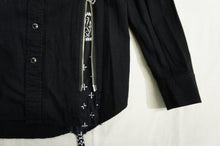 画像をギャラリービューアに読み込む, Bandana Zip Denim SH