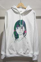 画像をギャラリービューアに読み込む, tr.4 suspension ”kyne” HOODED SWEAT WHT 7/12