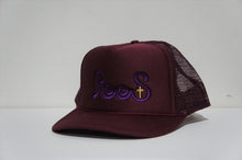 画像をギャラリービューアに読み込む, tr.4 suspension ”RootS” MESH CAP -BURGUNDY-